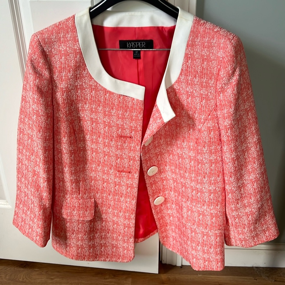 Peach colored Kasper size 12